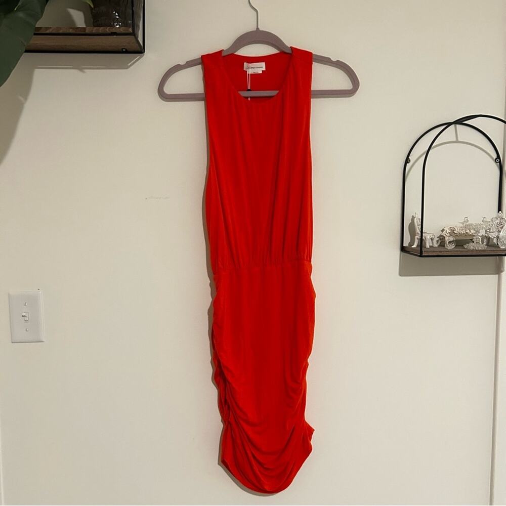 NEW Lovers + Friends Slinky Drop Waist Sleeveless Scoop Neck Knee Length Dress L